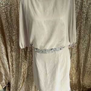 NWOT Knee Length Champagne Dress